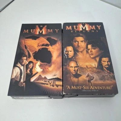 The Mummy & The Mummy Returns VHS Movie Lot Of 2  - Image 1 of 4