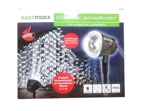 Led Strahler Starlight Outdoor Schneeflocke 6W Timer EASYmaxx - Schnee - Bild 1 von 2