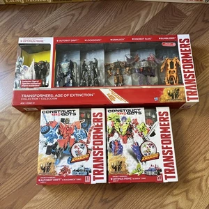 Transformers Age Of Extinction  Collection Construct Bots Drift Prime - Picture 1 of 17