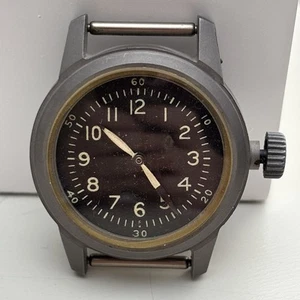 Reloj Pulsera Waltham 6/0 Roto Años 40 Cuerda Manual Departamento Orden de EE. UU. Militar Segunda Guerra Mundial - Imagen 1 de 9