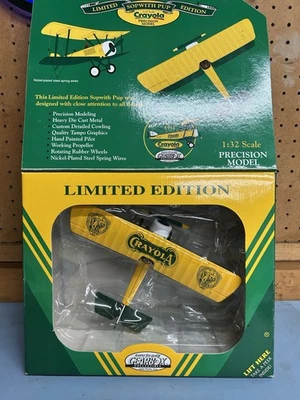 Vintage Gearbox Limited Ed 1917 Sopwith Pup Plane Crayola Theme 1:32 Scale - Image 1 of 2