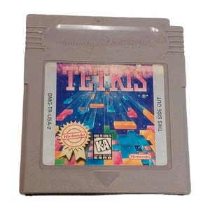 Nintendo Game Boy Original Tetris Cartridge. Wear, Fade - Picture 1 of 8
