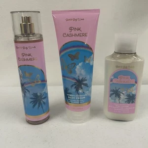 Loción corporal de cachemir rosa Bath and Body Works y crema y bruma corporal (juego de 3) - Imagen 1 de 8