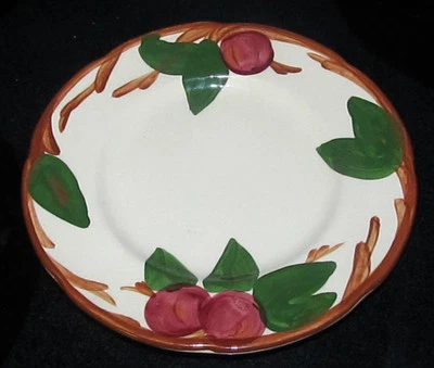 Vajilla Franciscana Cereza o Manzana Ensalada Postre Pan y Mantequilla Plato EE. UU. Foto 1 de 2