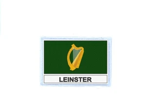 Patch badge iron on glue flag country leinster ireland irish - Imagen 1 de 1