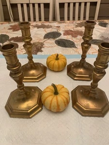 Brass candle stick holders 7 Inches Tall. VERY NICE LOOKING FOR COLLECTORS! - Picture 1 of 10