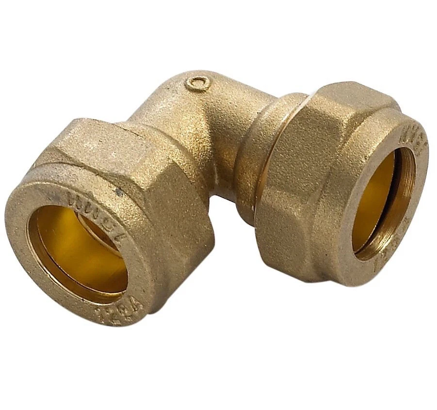 Primaflow 15mm Brass Compression Equal Elbow (10 Pack) (New)