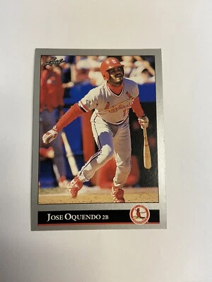 JOSE OQUENDO ST. LOUIS CARDINALS 1992 LEAF CARD #289 - Image 1 of 3