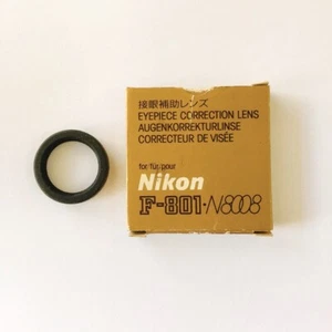Objectif correcteur oculaire Nikon +2.0 pour F-801 ・N8008 en boîte d'origine dioptrie - Photo 1/10