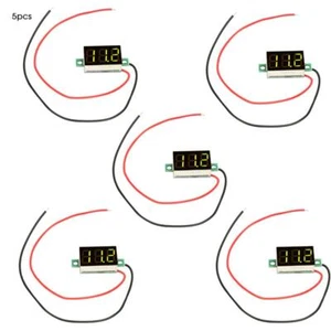 5x Digitaler Spannungsmesser Voltmeter 0.36" LED Anzeige Voltanzeige DC2.7~32V - Bild 1 von 10