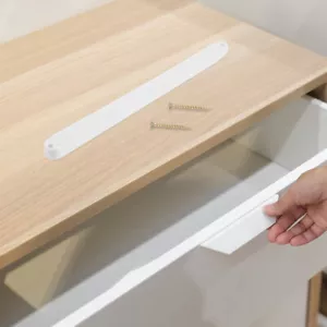 2 Pcs Plastic Drawer Rails Slides Cabinet Wardrobe Parts Replacement - Picture 1 of 12