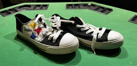Coco Pittsburgh Steelers Low Top Canvas Mens Size 9 Shoes Cover