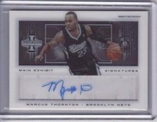 2013-14 Innovation Main Exhibit Autograph Marcus Thornton 09/10 Auto - Flat S/H