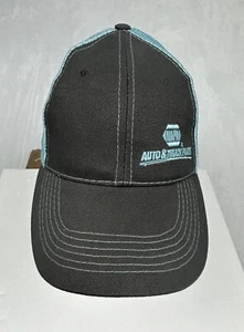 Sombrero de camionero Napa gris turquesa correa malla trasera. Nuevo sin etiquetas - Imagen 1 de 7