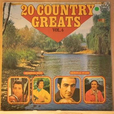 20 COUNTRY GREATS VOL 6 - Vinyl LP -Majestic - 1972 - VG FREE POSTAGE (2177) - Image 1 of 4