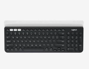 Logitech K780 Wireless Bluetooth USB Unifying Keyboard Black English / Korean - Picture 1 of 8