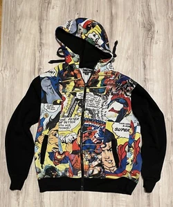 Superheroes Comics Hoodie Jacke Größe XL Erwachsene - Bild 1 von 4