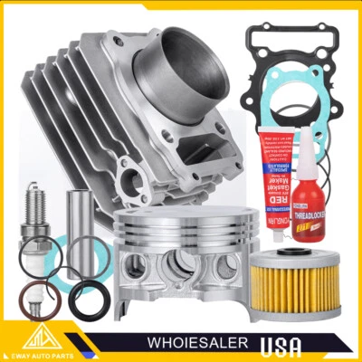 Cylinder Gasket Piston Kit For Honda Big Red 250 ATC250ES ATC250SX 1985-1987 ATV - Изображение 1 из 4