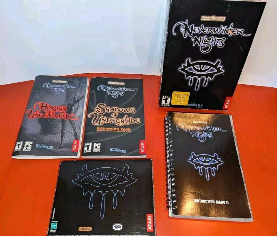 Neverwinter Nights  PC 2002 BioWare Forgotten Realms w/Shadows Hordes expansions - Image 1 of 4