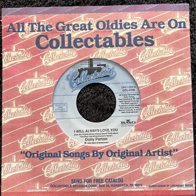 Dolly Parton – I Will Always Love You / Lonely Comin' Down 7'' TESTED EX+ VIDEO - Image 1 of 4