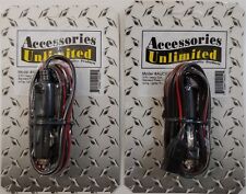 Lot of 2 Accessories Unlimited 3-Pin CB/HAM Radio Power Cord w/ Lighter Plug