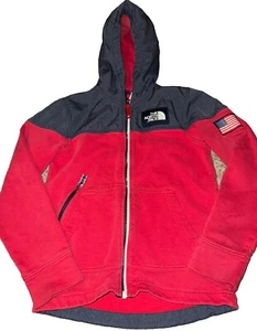 Boys Medium 10/12 North Face Americana USA flag IC podium full zip jacket - Picture 1 of 7