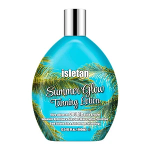 IsleTan Summer Glow Tanning Lotion Accelerator Double Black Bronzer Bed Safe - Picture 1 of 3