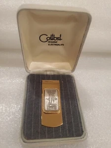 Colibri 18K ELECTROPLATE Money Clip. SILVER ISSUE. 2 GR FINE SILVER 999. - Picture 1 of 5