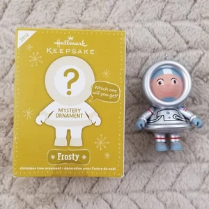 Hallmark Keepsake Ornament 2012 Frosty Mystery Astronaut SILVER RARE Spaceman - Picture 1 of 10