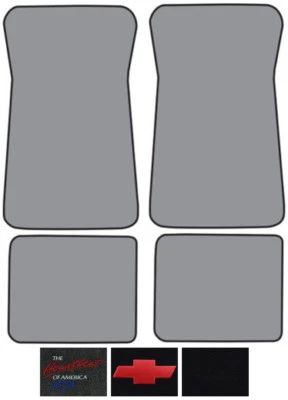 Alfombra Chevrolet Townsman 1971-1972 con logotipo 4 piezas Foto 1 de 2