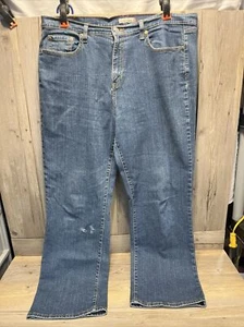 Levis 550 Women Size 20W M Relaxed Bootcut Denim Jeans W37L30 - Picture 1 of 12