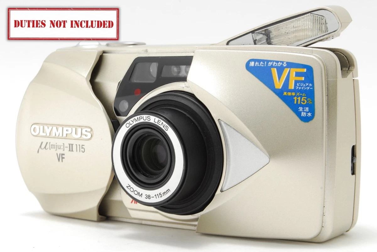 【動作確認済】OLYMPUS μ[mju:]-II 115 VF フィルムカメラ OLYMPUS μ Ⅱ 115 VF / オリンパス | boromeez camera ◎ ボロミーズ