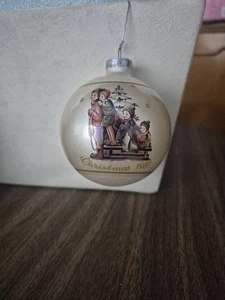Schmid Berta Hummel Ornament 8th Ltd Ed A Tine To Remember Christmas 1981 Scratch - Bild 1 von 6