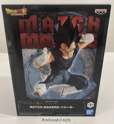 Dragon Ball Super Hero Match Makers - Vegeta - Figure PVC Statue Banpresto New - Imagen 1 de 4