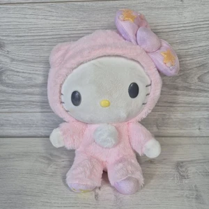 Peluche vintage Sanrio Hello Kitty 20 cm rosa pastello 2001 Giappone edizione limitata - Foto 1 di 6