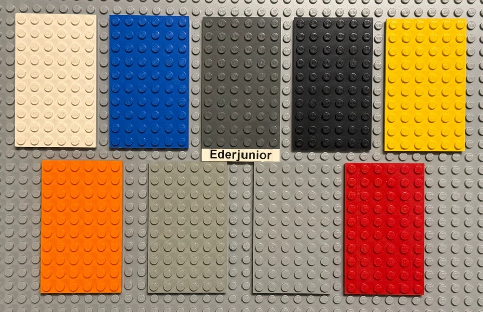 Lego Basic Platte Brick Plate 3033 6x10 verschiedene Farben jeweils 1 Stück - Bild 1 von 1