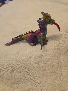 Rare HTF Vintage 1990’s Weighted Sand Filled Multicolor Dragon Fast Shipping - Picture 1 of 8