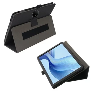 Foldable Stand Case for TCL NXTPAPER 14 Black Leather Protective Cover 14.3inch - Picture 1 of 8