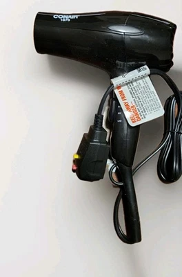 Secador de pelo mediano Conair 1875 vatios 2 calores/velocidades modelo negro Foto 1 de 3