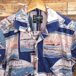 Gitman Bros Vintage Hawaiihemd Größe M Herren 100% Baumwolle Made In The USA - Bild 1 von 10