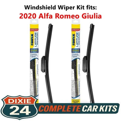 Rain-X Latitude Wiper Kit fits: 2020 Alfa Romeo Giulia (Driver & Passenger) - Image 1 of 4