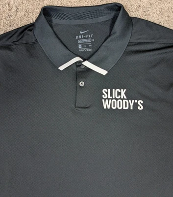 Camisa polo de golf Nike para hombre 2XL XXL negra Dri-FIT rendimiento atlética absorbente Foto 1 de 4