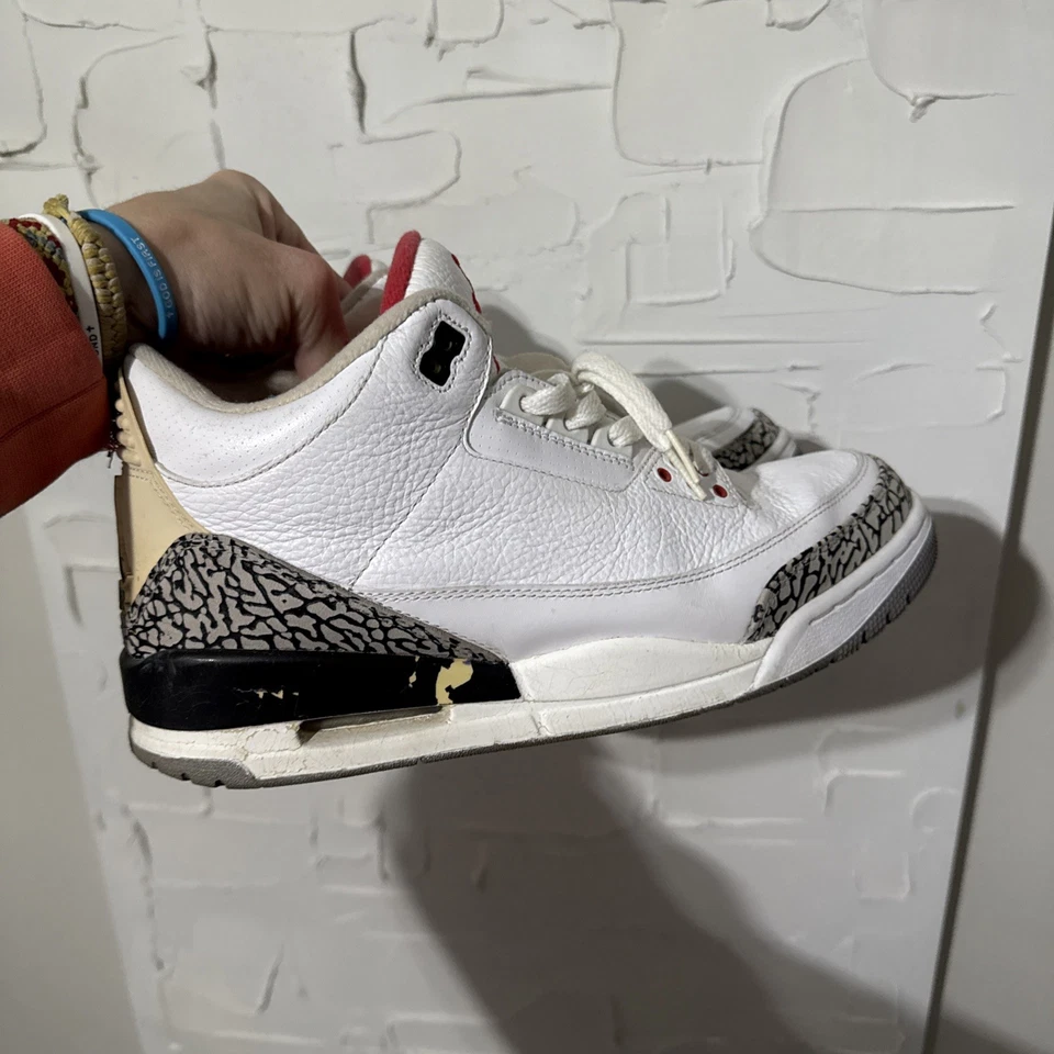 Air Jordan 3 Retro Blanco Cemento (2011) 186064-105 Hombre Talla 10 Foto 1 de 4