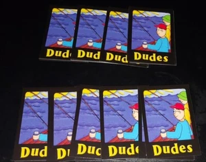 Chicks Battle the Dudes Board Game Replacement Pieces - 90 DUDES cards ONLY B21 - Picture 1 of 1