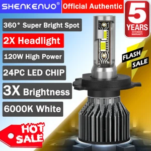 For Honda NPS50 Ruckus 50 2003-2016 LED Headlights H4 9003 6000K Light Bulbs V2T - Picture 1 of 9