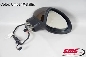 Espejo retrovisor derecho 11-14 Porsche Cayenne 958 con punto ciego pasajero OEM - Imagen 1 de 10