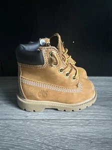 Timberland Premium 6" inch Waterproof Toddler Boots Wheat Nubuck Size 5 M - Picture 1 of 11