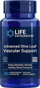 Life Extension Advanced Olive Leaf Vascular Support 60 Vegetarian Capsules - Picture 1 of 2