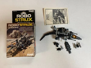 1985 Tomy ROBO STRUX Zoids Motorized Robot CHOMPZ Complete W/Box Manual - Picture 1 of 2