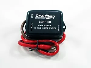 Filtro de ruido en línea Install Bay 50 AMP para radioaficionado estéreo de coche CB 12 voltios - Imagen 1 de 5